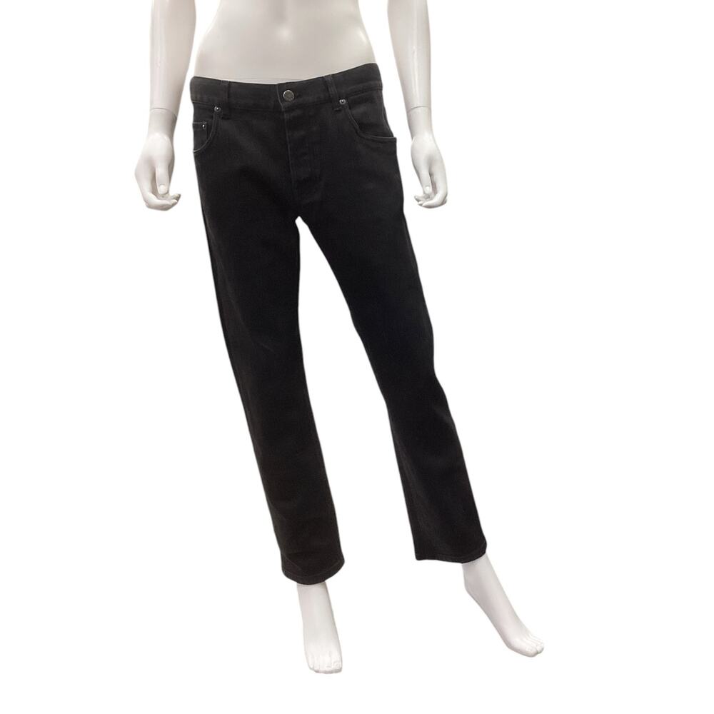 Prada Tapered Fit Denim Jeans Women’s Size 33 in Washed Out Black